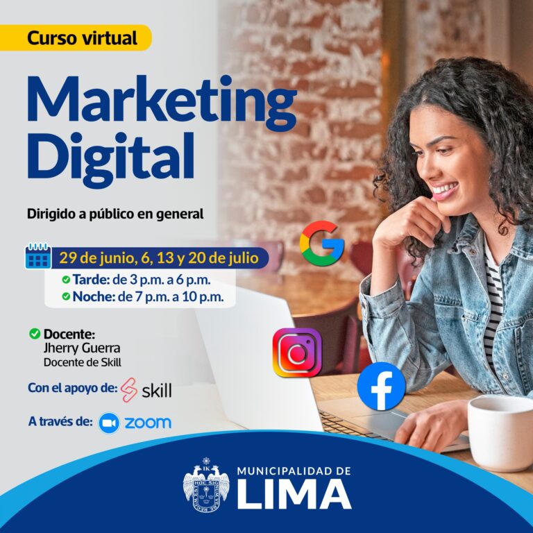 Curso virtual: ¡Aprende marketing digital de manera práctica y aplicativa!🚀