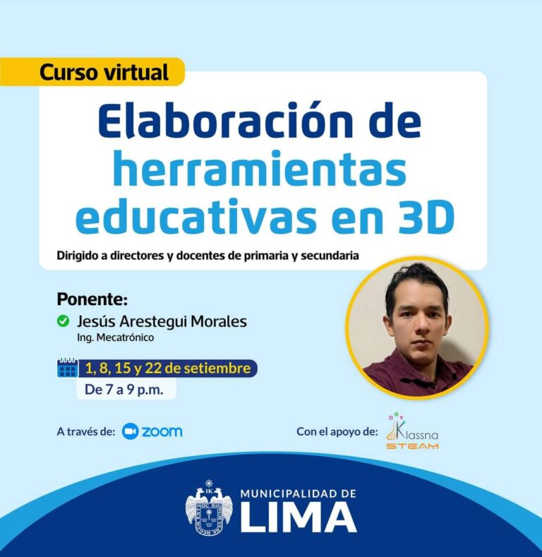 Elaboración de herramientas educativas en 3D